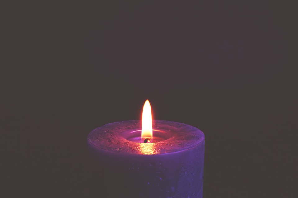 Candle candlelight meditation