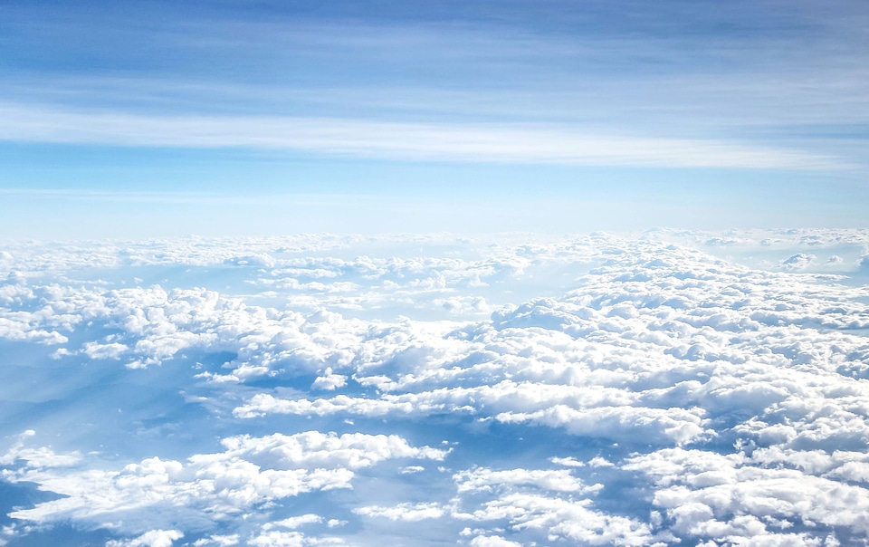 Air atmosphere blue