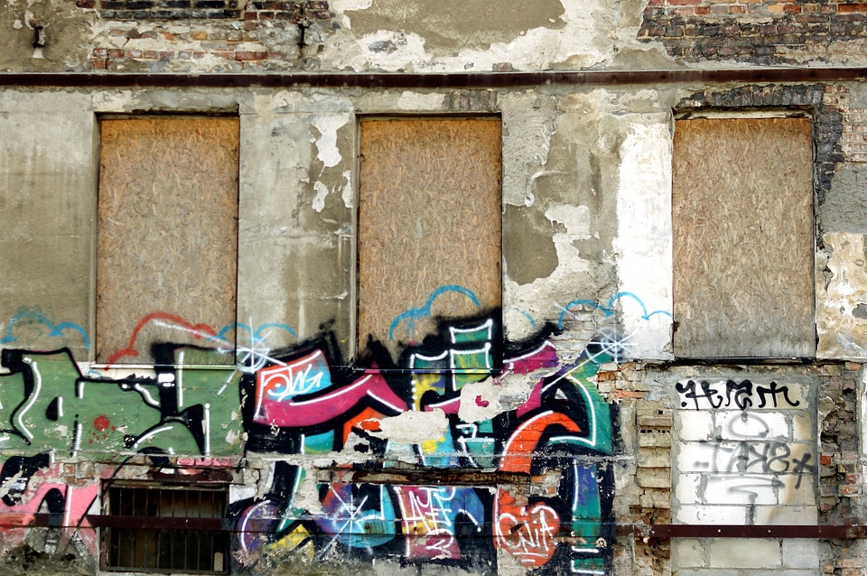 Abandoned graffiti house