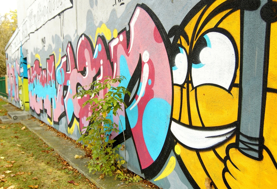 Graffiti street texture