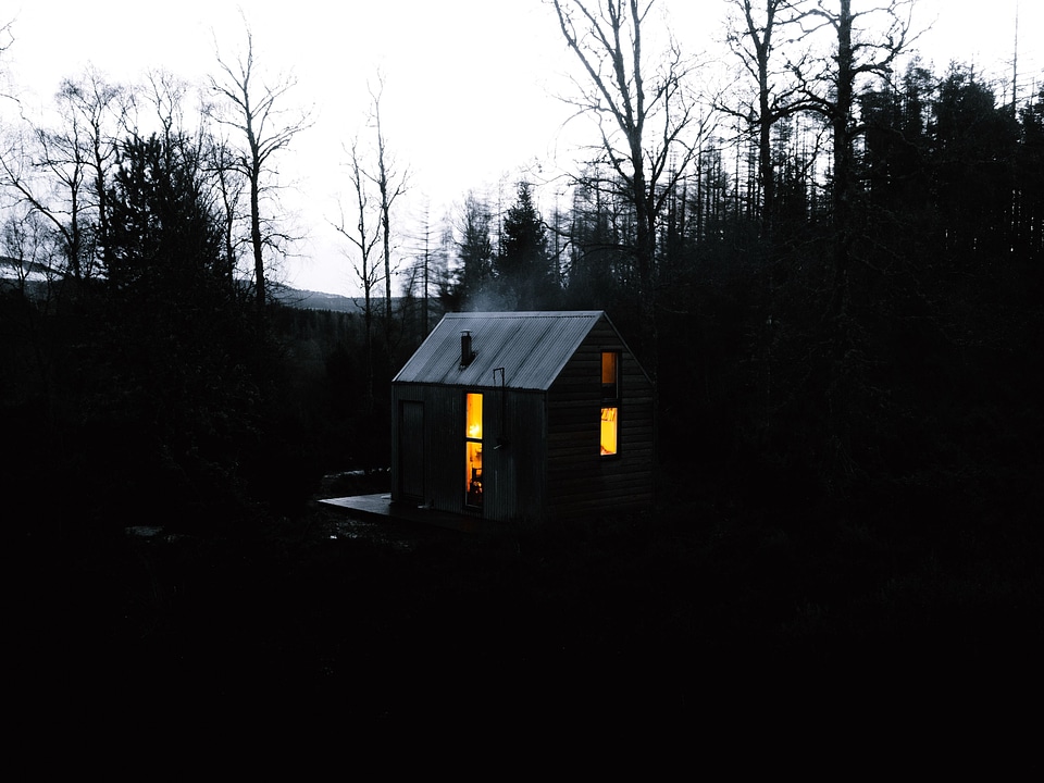 Bungalow dusk ecotourism