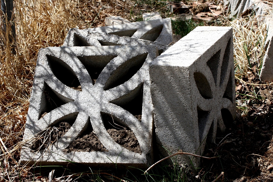 Cement concrete decoration