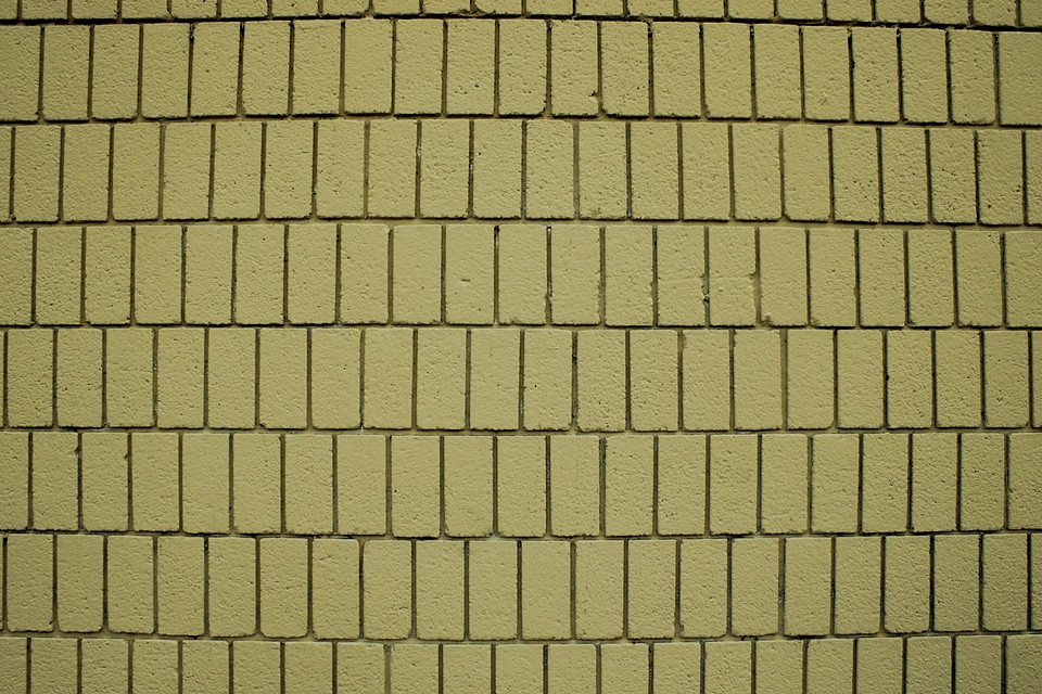 Bricks greenish yellow pattern