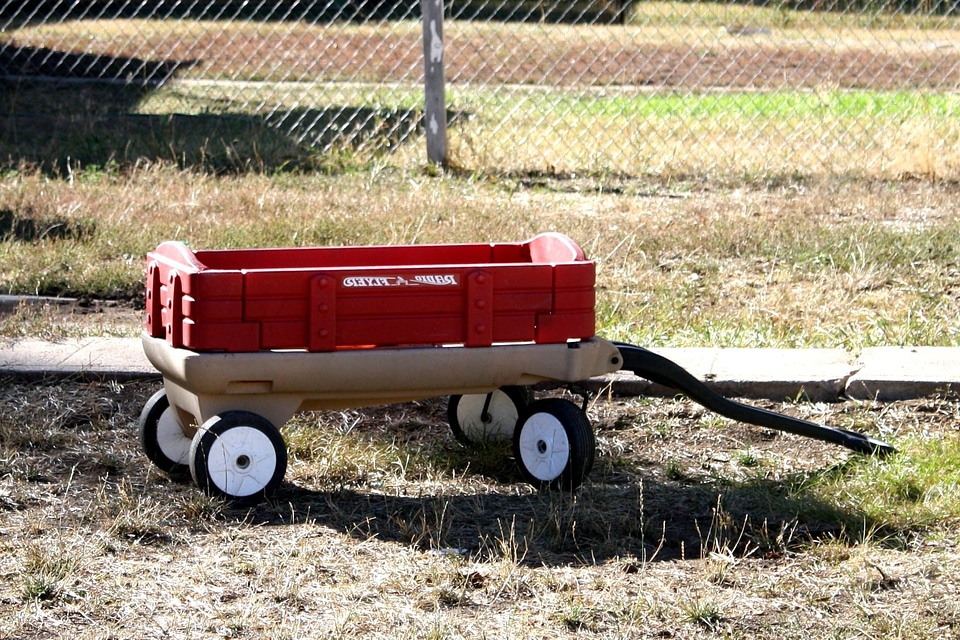 Backyard plastic toy