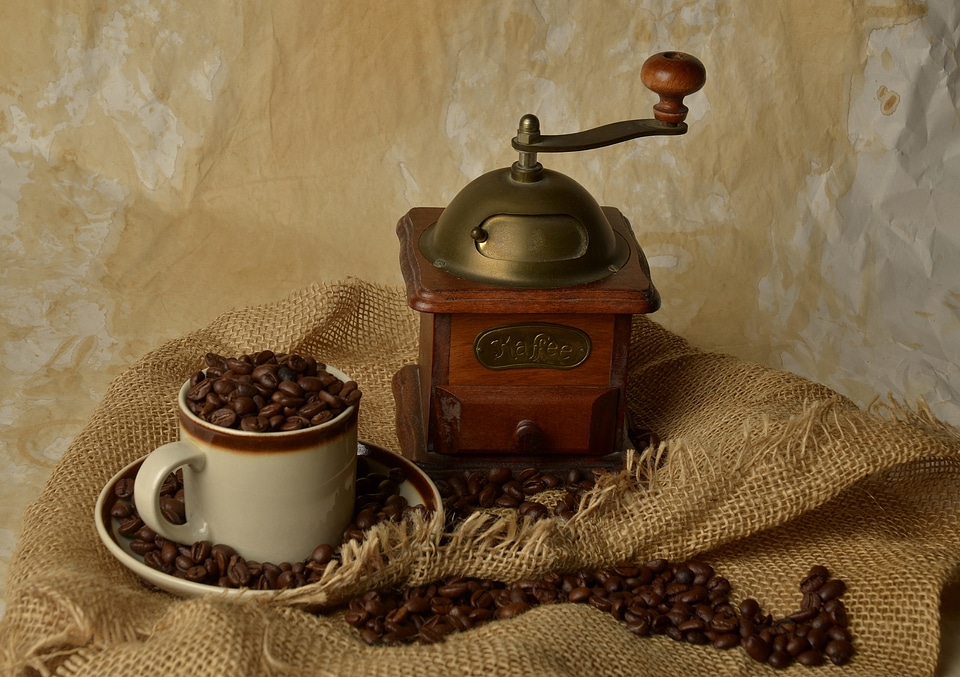 Cup retro grain coffee