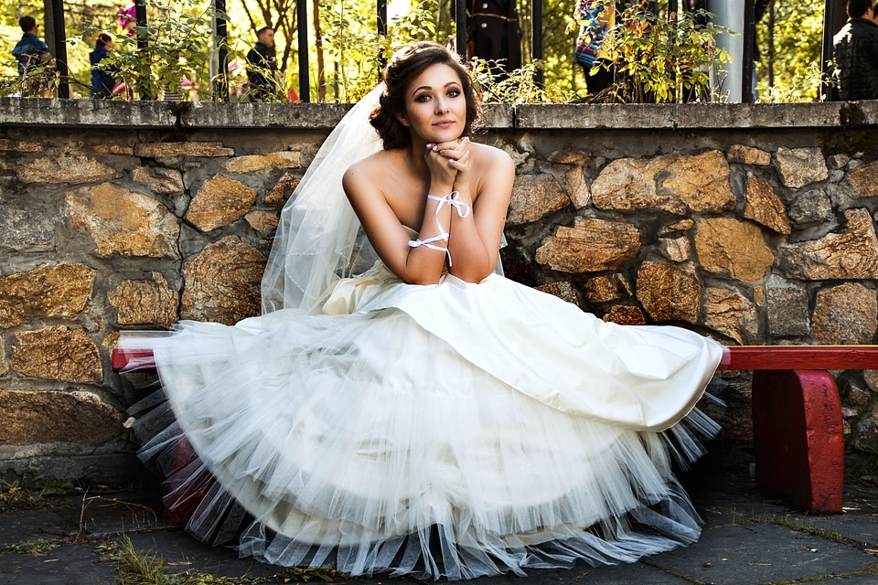 Beautiful beautiful photo bride