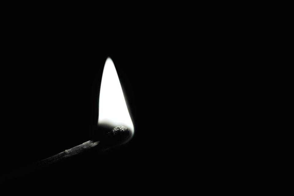 Artistic black and white light