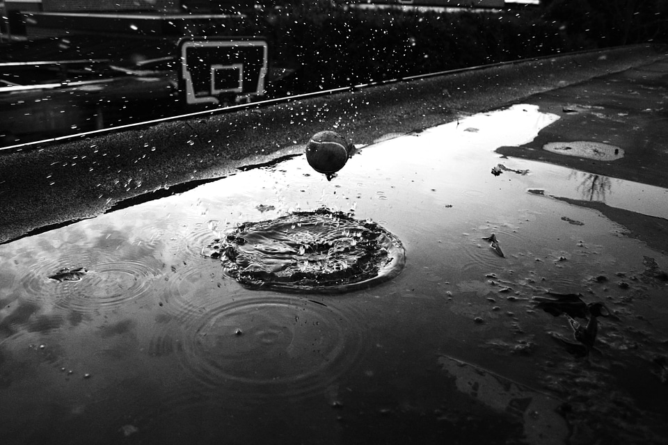 Artist basketball basketball court