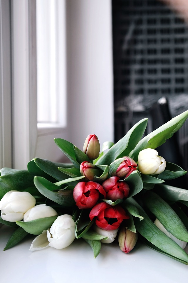 Blooming bouquet flowers