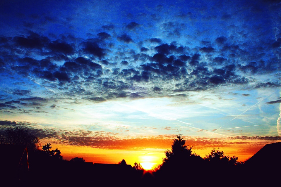 Beautiful Photo blue sky clouds photo