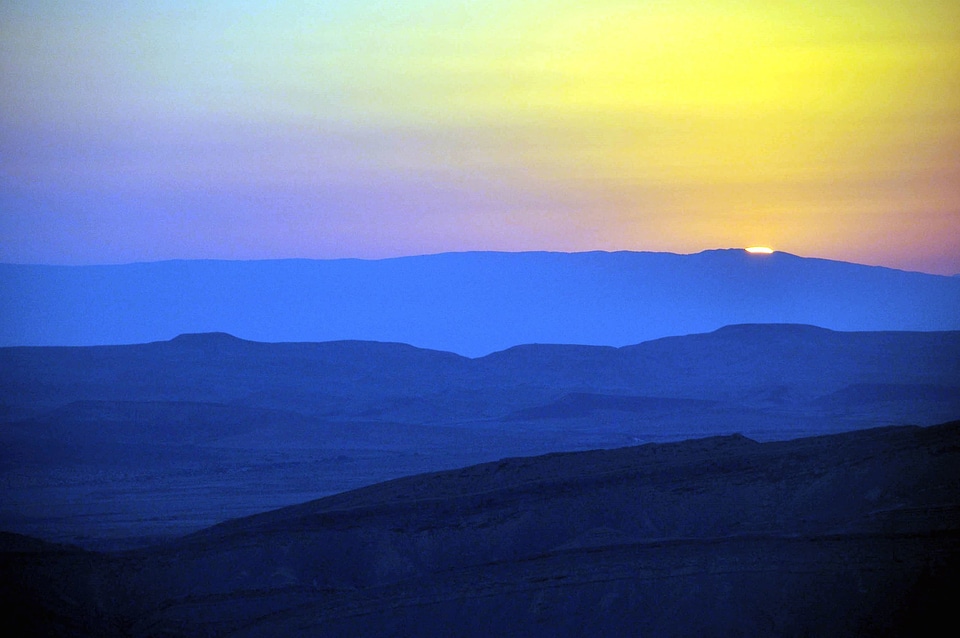 Dusk landscape mountain