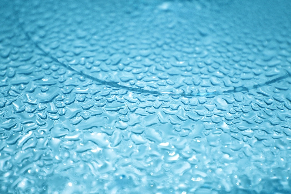 Blue fresh water pattern