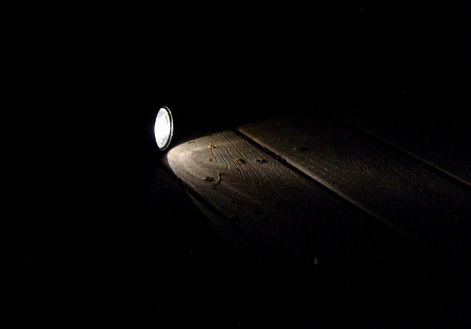 Dark darkness flashlight
