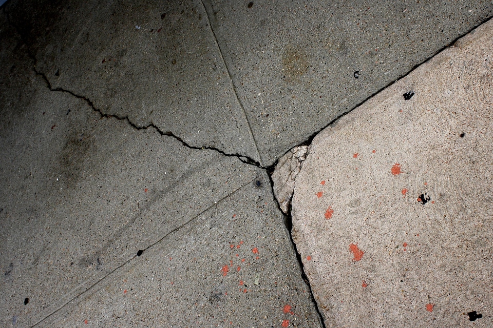 Cement concrete gray