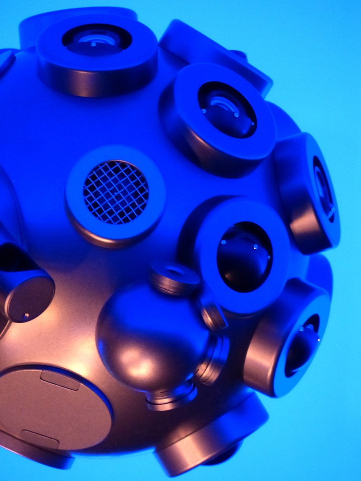 Machine futuristic blue