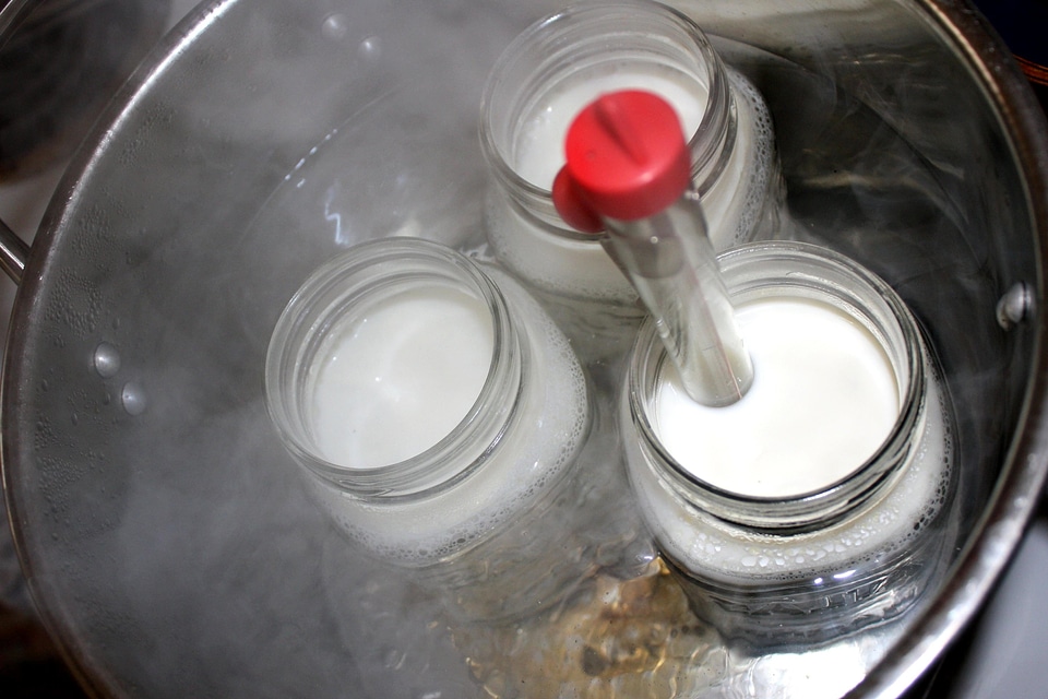 Boiler boiling container