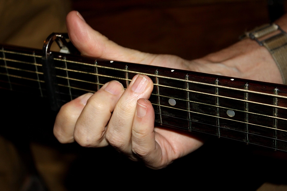 Guitar hand player