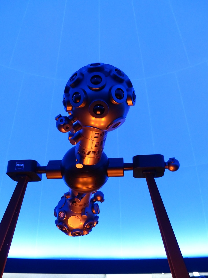 Machine futuristic blue