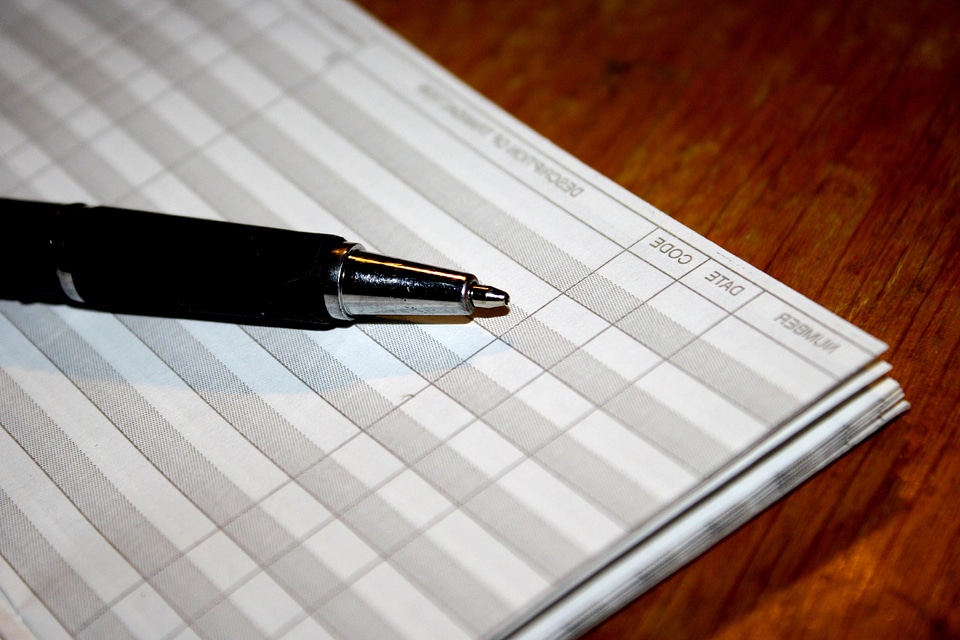 Book notebook paper