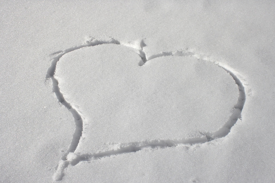 Drawing heart love