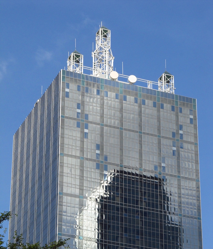 Office buildings glass facade architecture