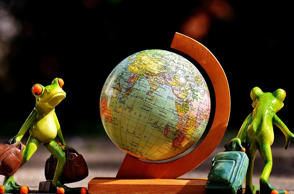 Figures funny globe