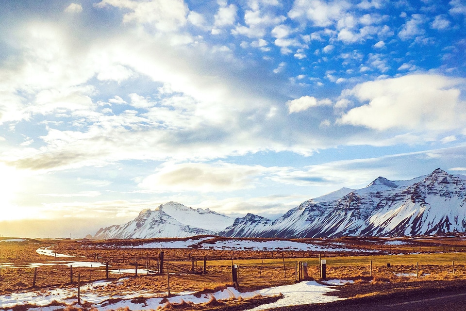 Beautiful Photo clouds mountains