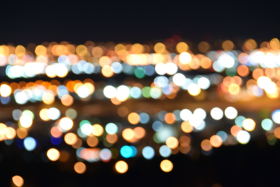 Colorful lights night