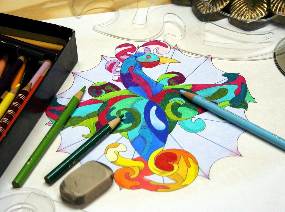 Colorful colors pencil