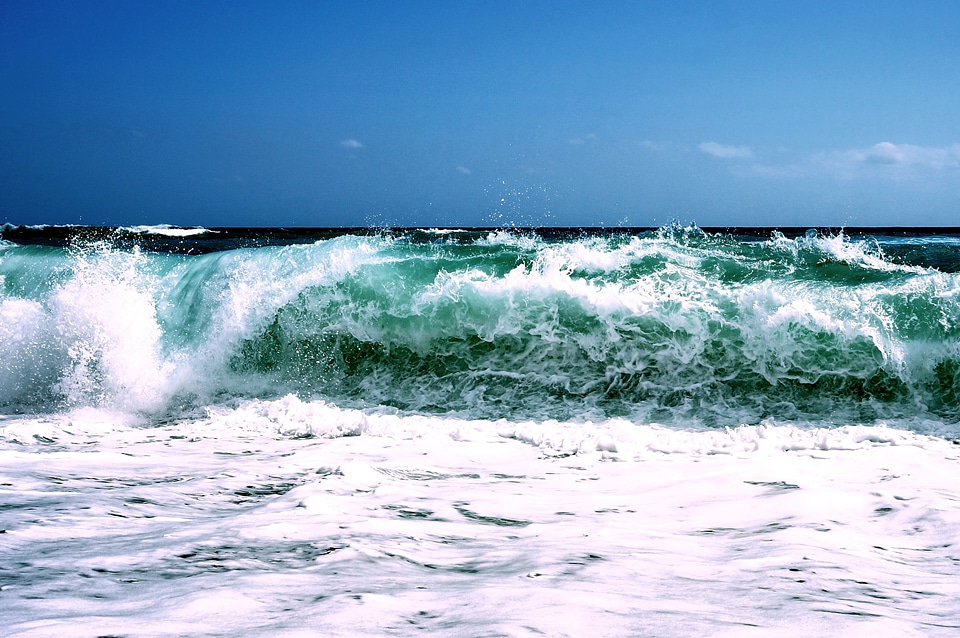 Blue Sky ocean sea