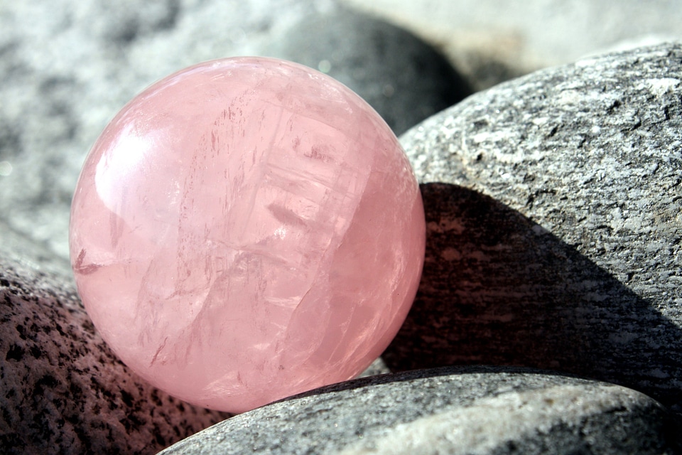 Crystal rocks stone