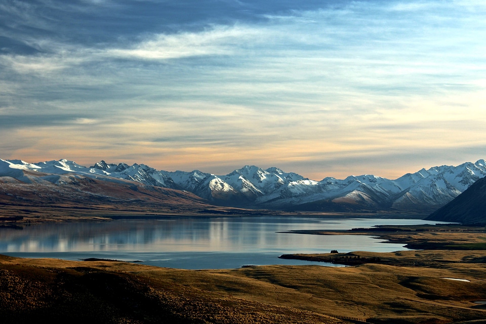 Lake lakeside landscape