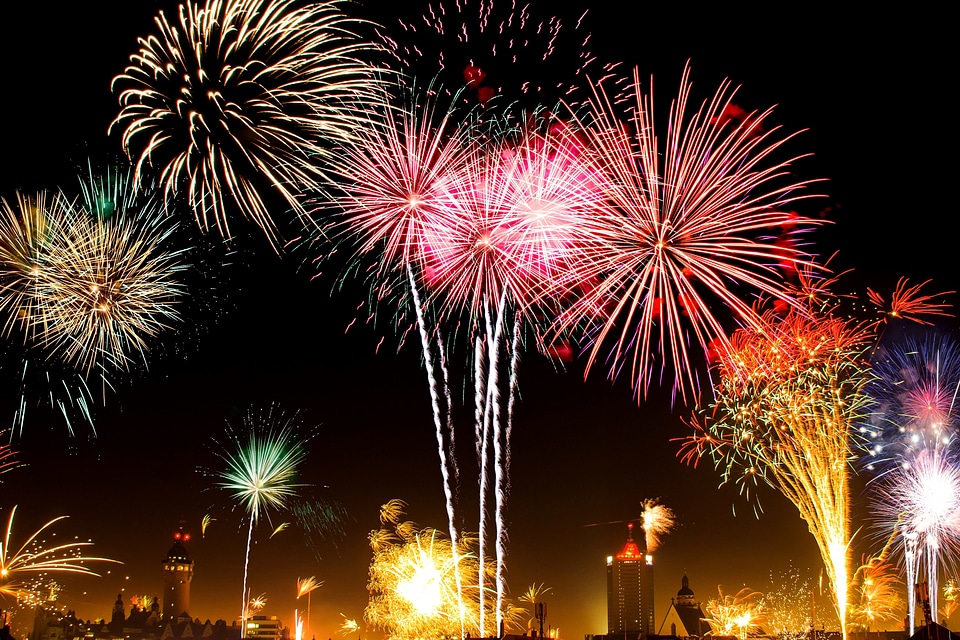 Celebration firework night