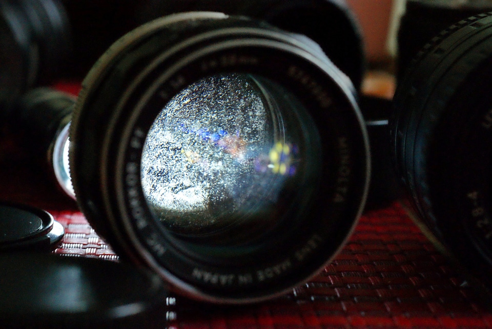 Equipment glass lens