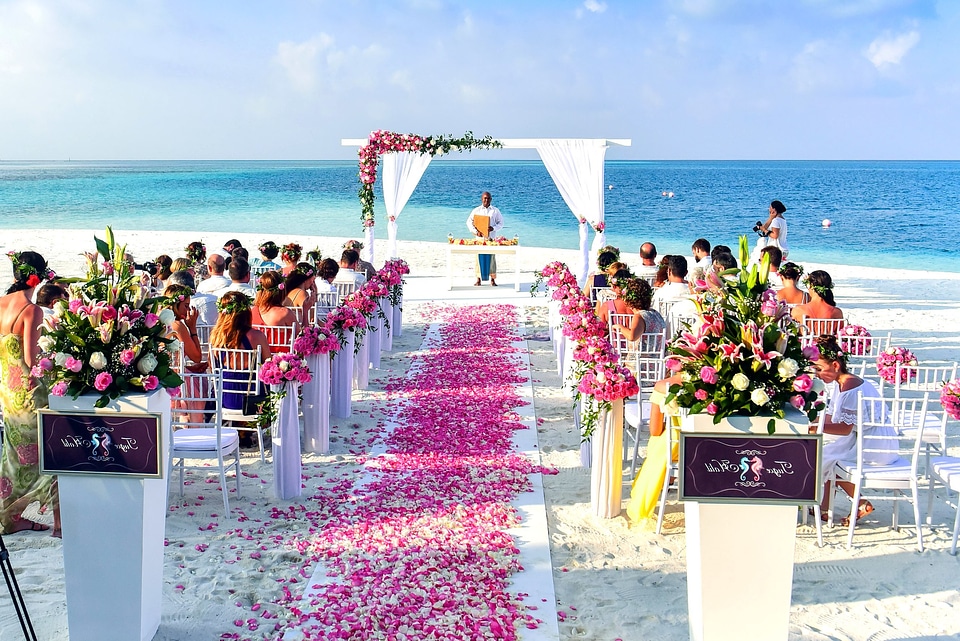 Beach beautiful photo ceremony