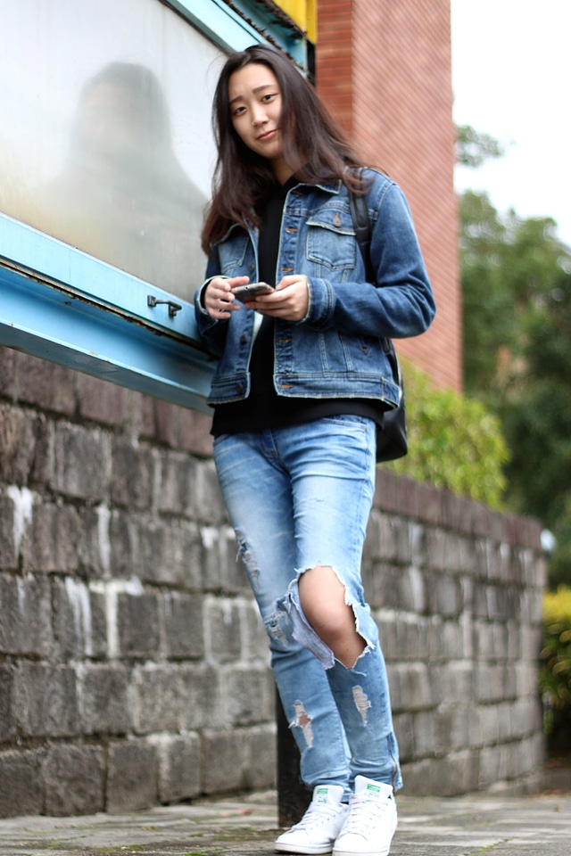 Asian girl urban