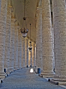 Colonnade columns pillars photo
