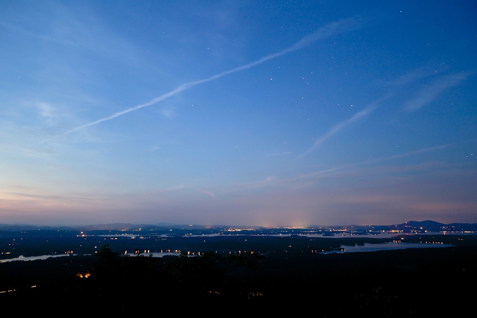 Blue Sky morning night