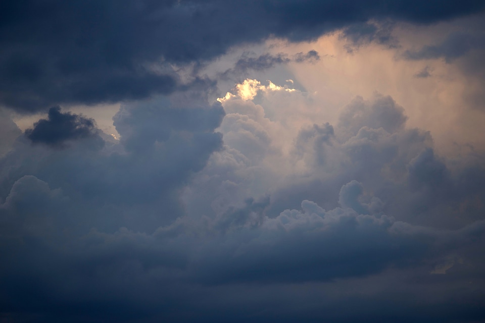Bad Weather cloudy dark blue