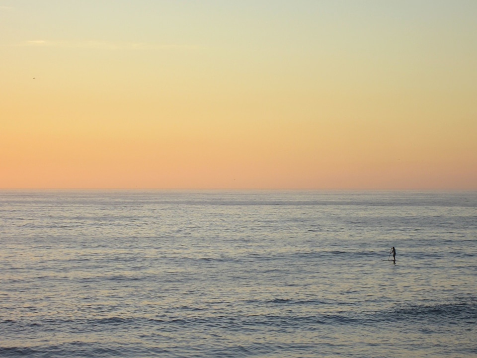 Dawn fisherman fishing