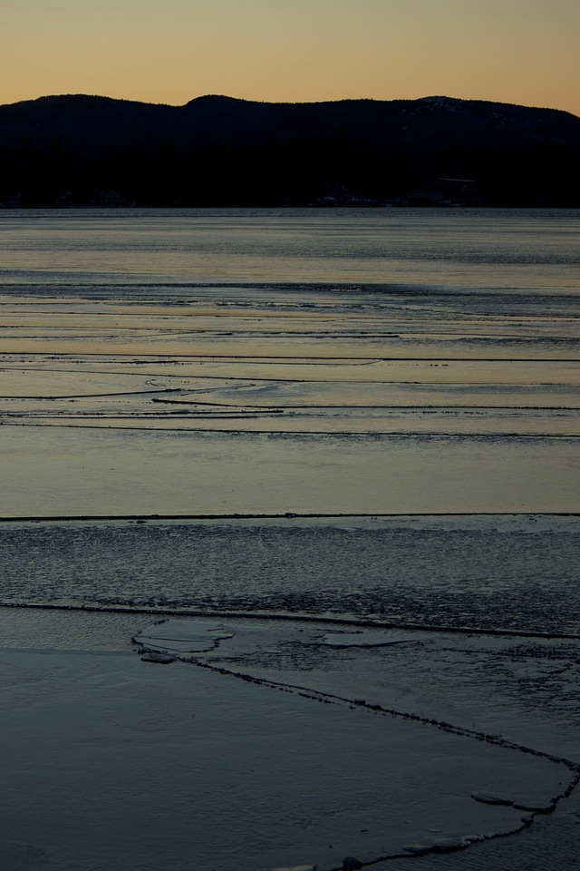 Dusk frost ice