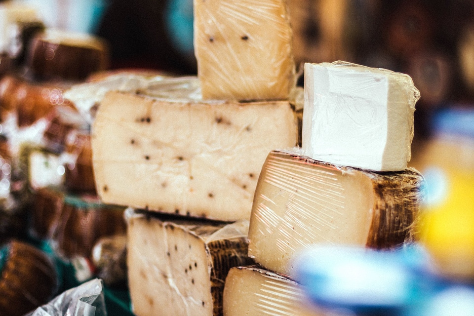 Cheese food market