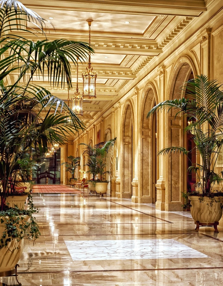 Architecture design hallway