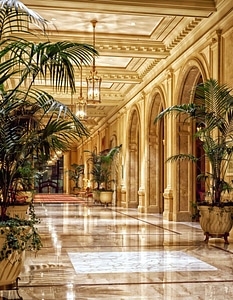 Architecture design hallway