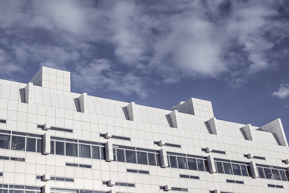 Architecture windows sky