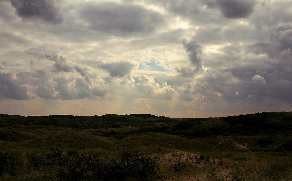 Landscape cloudy scenery