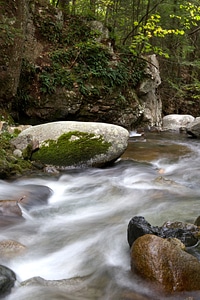 Creek river rocks photo