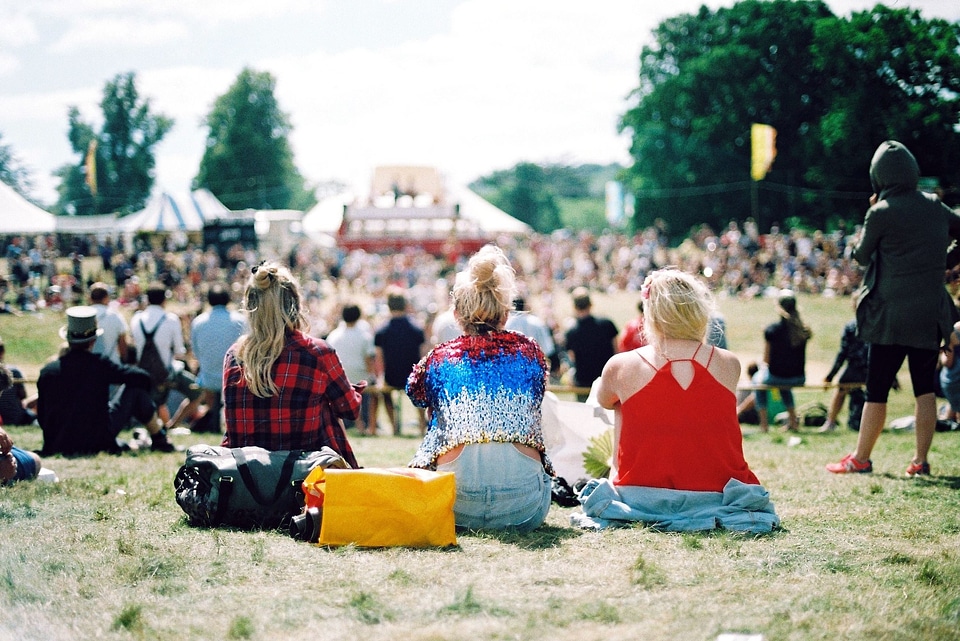 Blonde blonde hair crowd photo