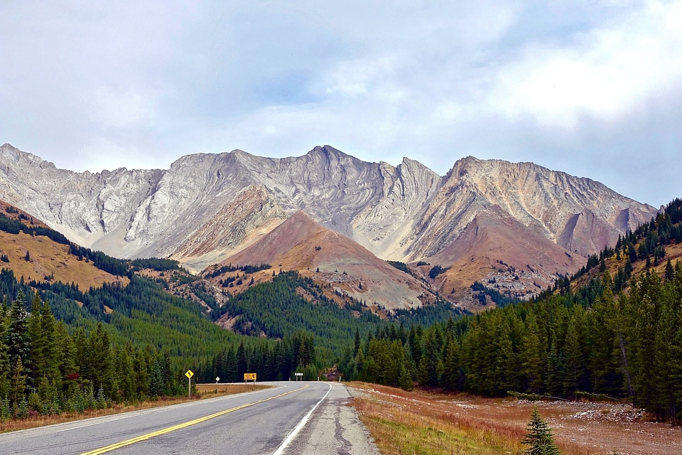 Highway landscape national monument