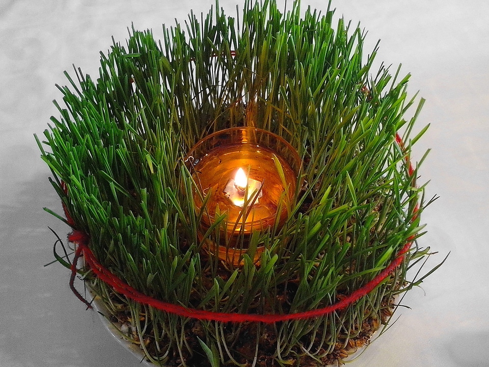 Candle christian christmas